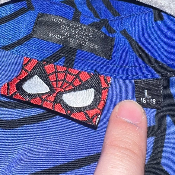 Rare Vintage 2001 Spider-Man Marvel Comics Button Up Shirt - Picture 8 of 10